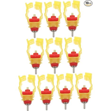 Stainless Steel Drinking Nipples for Chickens Water Saving Installation for Poultry Breeding (1/5)