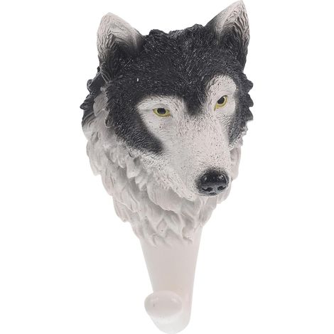 mural décoratif en résine KICHOUSE crochet loup crochet