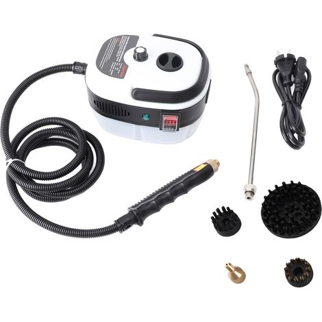 Nettoyeur vapeur portable 1500W, machine de nettoyage à vapeur haute température et pression avec têtes de brosse pour cuisine, meubles, salle de bain et voiture (1/5)
