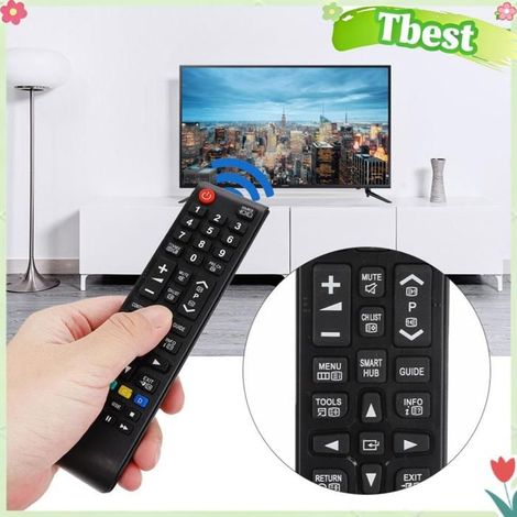 Tbest Télécommande 01189A TV Long Remote Control Contrôle Facile à Porter de Grands Boutons sans Fil pour le video lecteur (1/5)