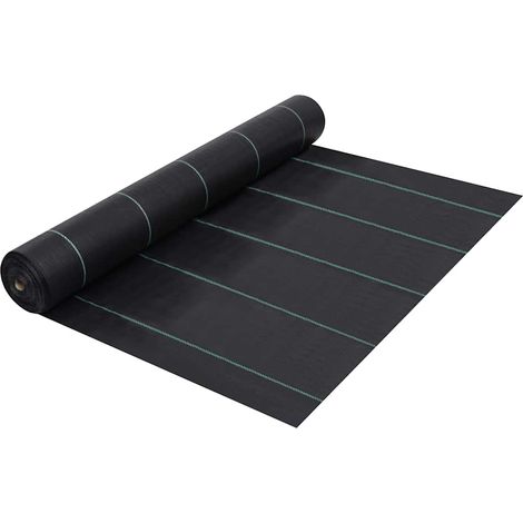 vidaXL Telo Pacciamatura Antiradici Antierbacce Nero 1x50 m in PP