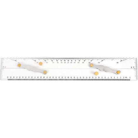 Règle marine, règle parallèle, cartes marines, points de repère pour tracer une règle parallèle, règle parallèle 45 (1/5)