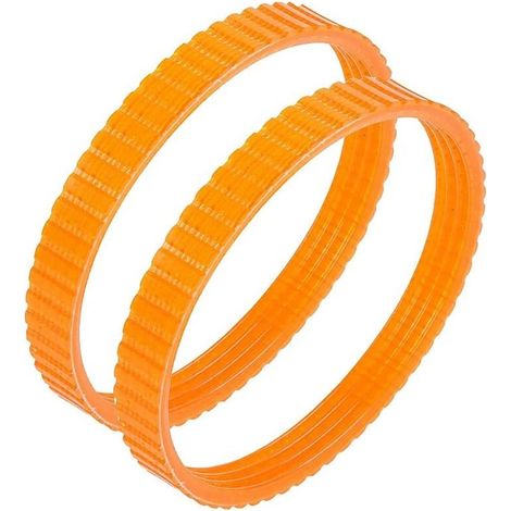 1900B Courroie de raboteuse électrique dentée de rechange, 9,6 mm de largeur, orange, lot de 2 (1/5)