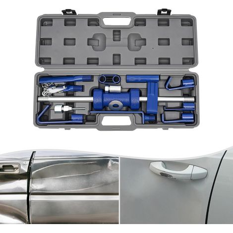 Slide Hammer Dent Puller Set, Automotive Hammer Puller Frame Set Heavy Duty Auto Body Truck Repair Tool Kit Automotive Dent Remover with Carrying Case (1/5)