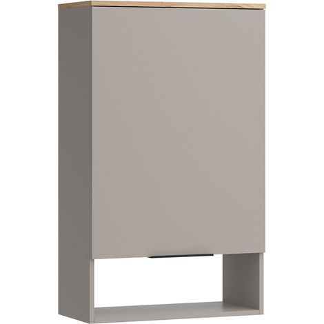 Hängeschrank  Wido, Greige, 60 x 100 cm mit Tür, Vicco