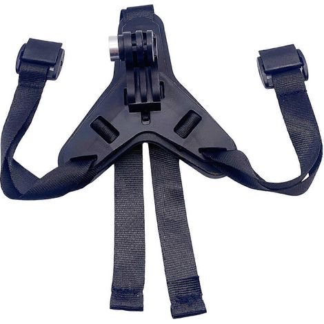 Support universel réglable pour caméra de casque, anti-vibration, compatible avec les caméras jusqu'à 13 pouces, pour motards. Antidérapant et multicolore. (1/4)