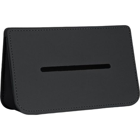 Boîte À Mouchoirs pour Voiture Distributeur De Serviettes en Cuir PU,Support De Boîte À Mouchoirs pour Véhicule - pour Siège Arrière Pare-Soleil Appuie-Tête Voyage Road Trip SUV Pickup (1/5)