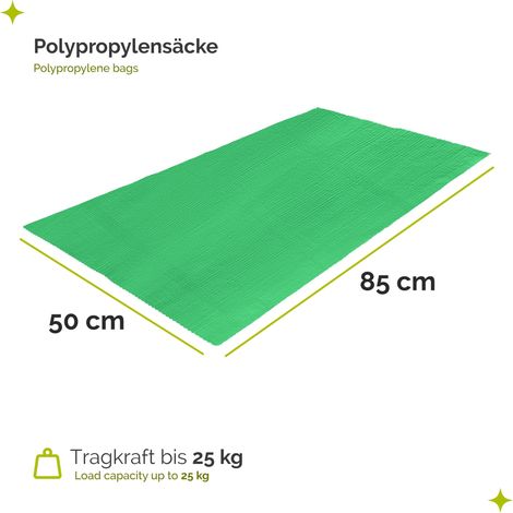 PP-Gewebesäcke Weiß – Kartoffelsack, Sandsack Oder Bauschuttsack, 100 Kg Tragkraft