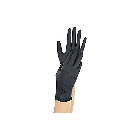 Guantes de nitrilo desechables SAFE LIGHT  negro  talla 9 (L) 