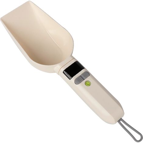Cuchara medidora digital, recargable, de plástico, de mano, para tostar café, hornear y cocinar.