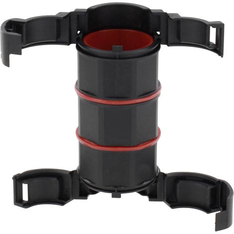 Wiska 10109728 BFC-17-17-BK Wellrohradapter Schwarz Gerade 1 St. (1/2)
