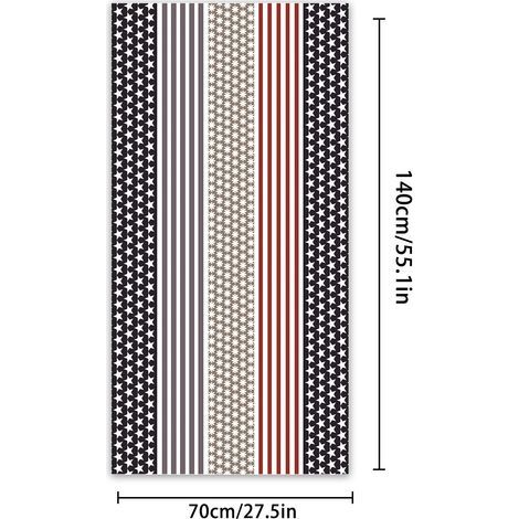 Beach towel, ultra-fine and absorbent fiber beach towel, printed towel, beach mat (1/4)