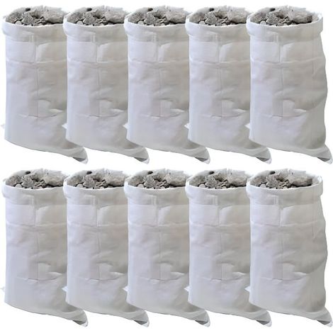 Sac à gravats 70 L - Lot de 10 - Stockage et transport facile des déchets (1/2)