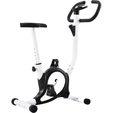 vidaXL Cyclette Ellittica con Cinghia di Resistenza Nera (1/5)