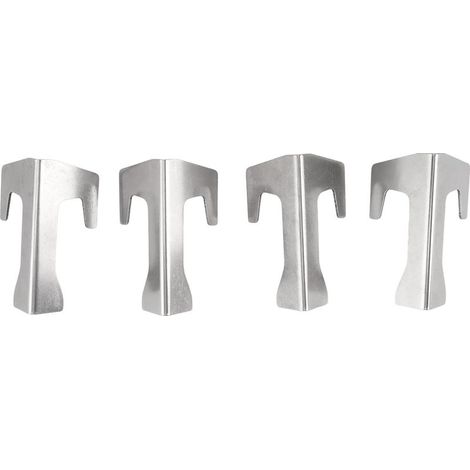 4 Pièces Plaques de Protection pour Gril, Faciles à Installer, Anti-Rouille Universelles en Acier Inoxydable, Couvre-Brûleurs pour Barbecue (1/5)