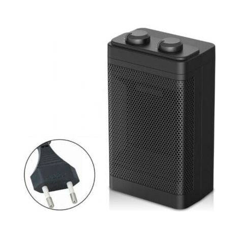 Chauffage Soufflant PTC, Chauffage Electrique Céramique Thermostat Réglable avec deux réglages de chaleur,1500W 70°Oscillant Radiateur Electrique (1/5)