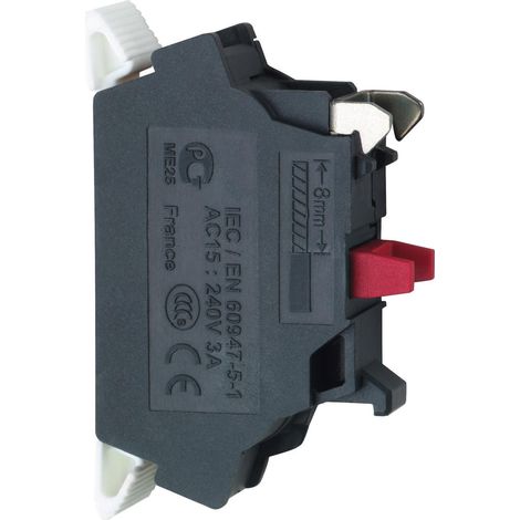 Schneider elemento di contatto ''nc'' a molla singolo harmony xb4 xb5 zbe1025