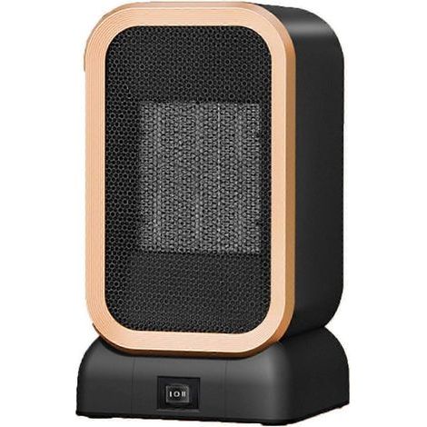 Chauffage d'appoint à piles avec ventilateur intégré, idéal pour le bureau ou la maison. Petit chauffage électrique, parfait comme cadeau pour les chambres d'étudiants. (1/5)