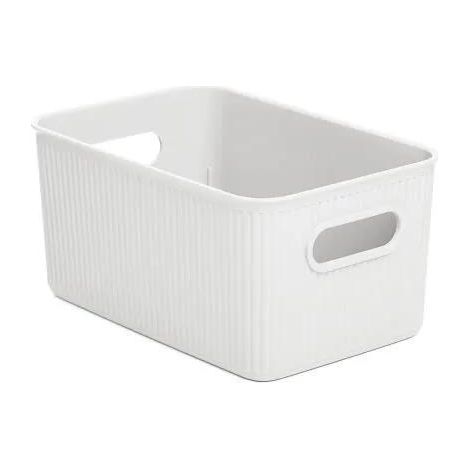 Tatay Baobab 5L Panier Rangement Blanc Salle de Bain