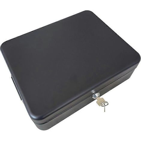 Boîte de rangement verrouillable pour documents, boîte de sécurité en acier avec kit de fixation au sol par boulonnage 12 pouces (30 cm) 10 pouces (25 cm) (1/5)