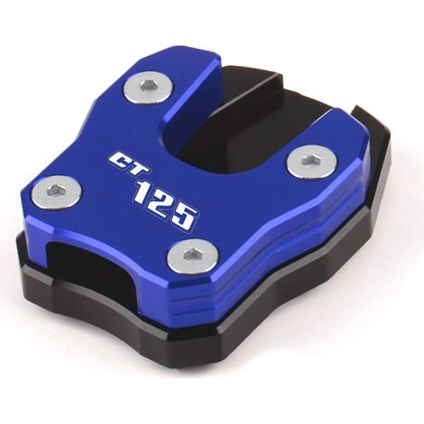 (Bleu) Compatible avec HONDA CT125 Hunter Cub CT125 2020 2021 2022 Accessoires Béquille Pied Béquille latérale Extension de béquille latérale Plaque de support maxpower (1/4)