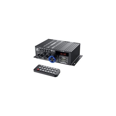 Applicable Amplificateur de Puissance Audio Stéréo Récepteur Bluetooth 5.0 Amplificateur Audio sans Fil 40Wx40W avec LED Support USB SD  BT Entrée avec Alimentation pour Téléphone MP3 AV (1/5)