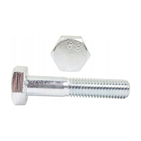 Vis à tête hexagonale M4x50 8.8 galvanisées DIN 931 500 pièces. (1/5)