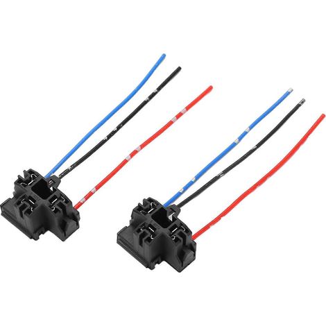 Connecteur femelle H4-3 pour lampe LED, résistant à la chaleur et à la corrosion, pour faisceau de câblage de phares automobiles.