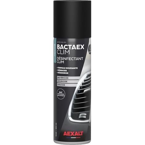 Aexalt – Mousse nettoyante désinfectante pour climatisation 1029 – Bactéricide, levuricide, virucide – Formule moussante pour interstices – Parfum menthe (1/4)