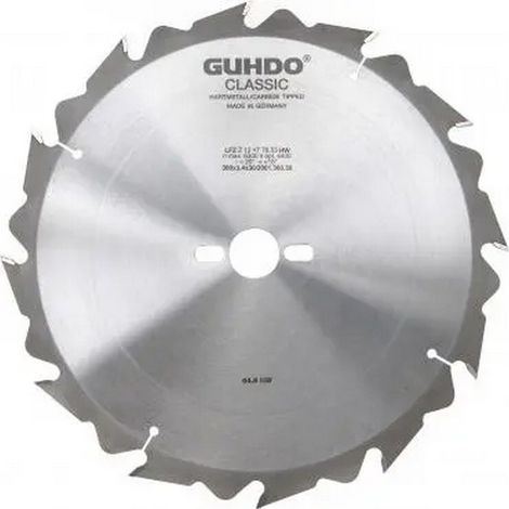 Guhdo HW Sägeblatt 450x4,2/2,8x30mm Z20 Flachzahn Holz Kunststoff 2001.450.30