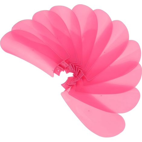 10 Pièces Pales de Remplacement pour Ventilateur Pales de Ventilateur Verticales Plastique Rose Compactes Flux D'air Camping (1/5)