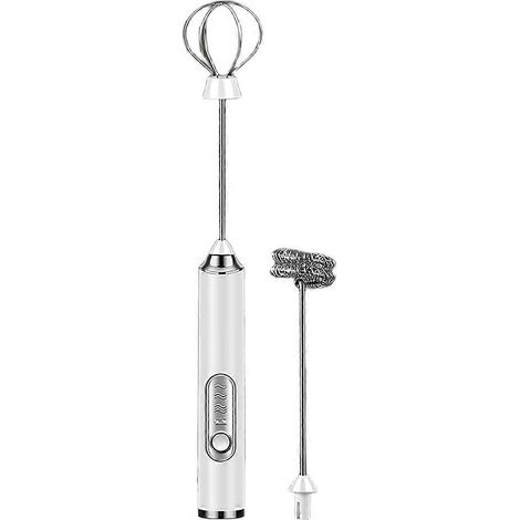 Elektrischer Milchaufschäumer, Handmixer, 3 Geschwindigkeitsstufen für Kaffee, Latte Macchiato, Matcha, heiße Schokolade, Milchshakes (1/5)