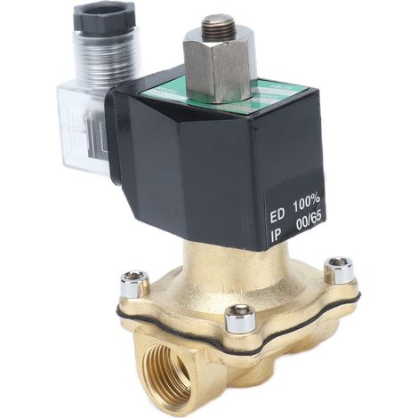 Magnetventil, 2-Wege, normalerweise offen, Messingmembran, für Automatisierungsanlagen, 2W-15KAC380V (1/5)