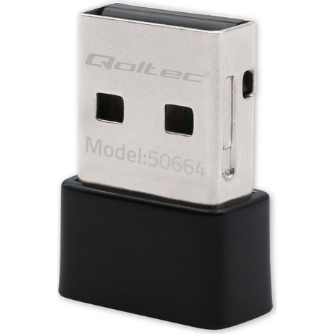 Qoltec WLAN-USB-Adapter, ultraschnell, kabellos, Mini AC-Standard 650 Mbit/s (1/5)