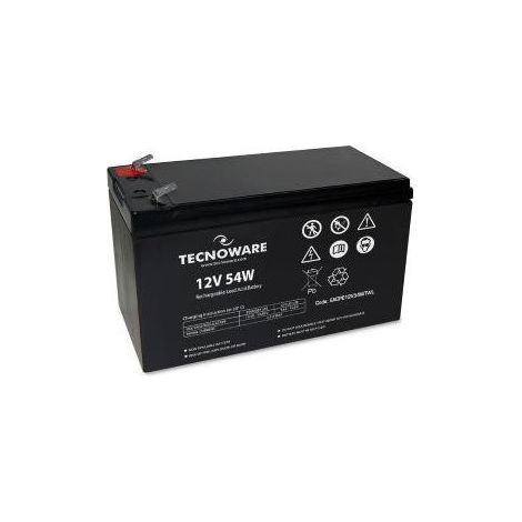 Batería Tecnoware Power Battery 12V 54W 11Ah Faston 6,3 Mm Long Life