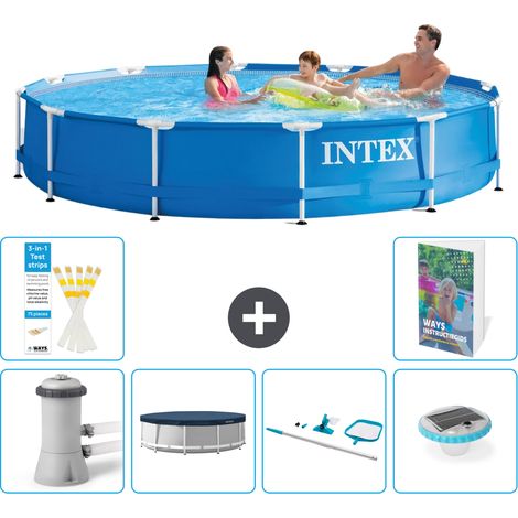 Frame Pool Rund - 366x76 cm - 7-teilig S247