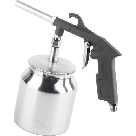 Pistolet de sablage portatif miniature, pistolet de sablage pneumatique portable pour l'élimination de la rouille, le dépolissage du verre et le sablage de l'acier. (1/5)