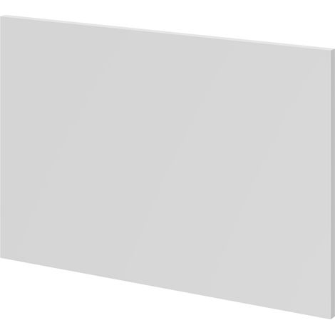 White Acrylic B Shaped End Bath Panel (1/4)