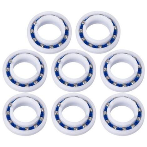 Lot de 10 roulements à Billes adaptables pour Roue de 180 Robot Nettoyeur de Piscine C60,Dimensions : extérieur 1.1in , intérieur 0.6in (1/4)