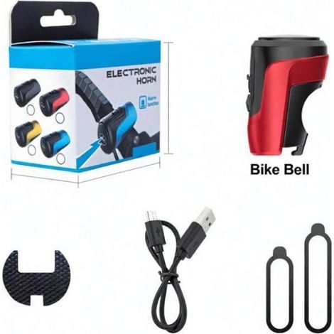 Sonnette - Alarme Antivol - 125 Db - 1 Mode Sonore - Batterie Rechargeable Usb - Pour Vélo Électrique - Adultes (1/5)