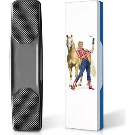 Ensemble de 10 brosses pour chevaux, peigne de massage 6 en 1, brosses de nettoyage et de massage. Citron vert noir (1/4)