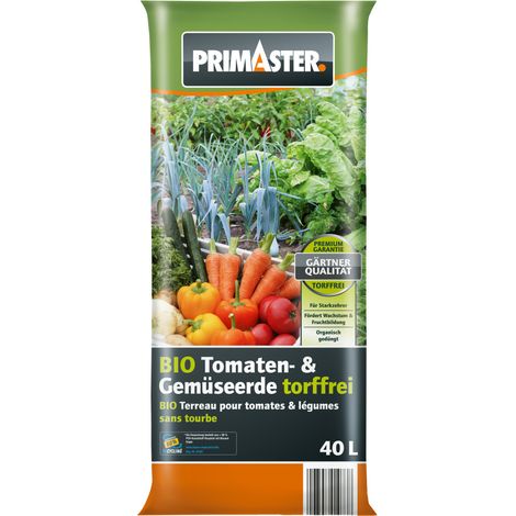 Primaster Bio Tomaten- & Gemüseerde 40 L torffrei Erde (1/2)