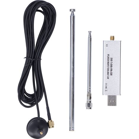 RTL2832U R820T2 100 kHz–1,7 GHz SDR-Empfänger mit TCXO, BIAS-T und SMA-Anschluss