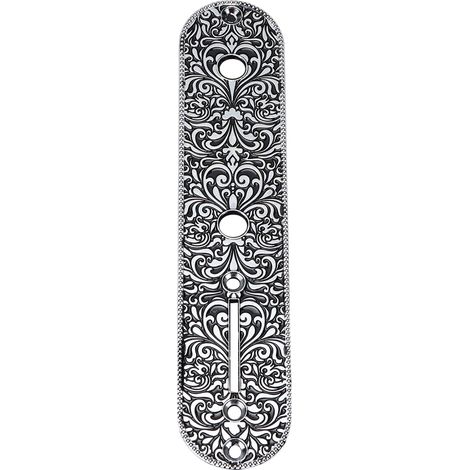 Plaque de contrôle métallique gravée pour guitare électrique, compatible modèles TL TELESilver, pièce de rechange (1/5)