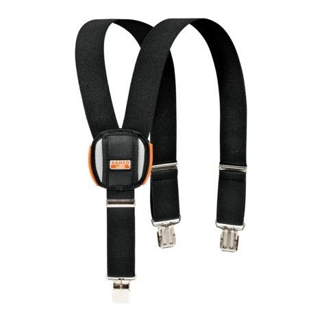 Bahco – Bretelles avec clips ajustables 43 mm – Longueur 800 mm – Confort rembourré pour transfert de poids – Matériau durable