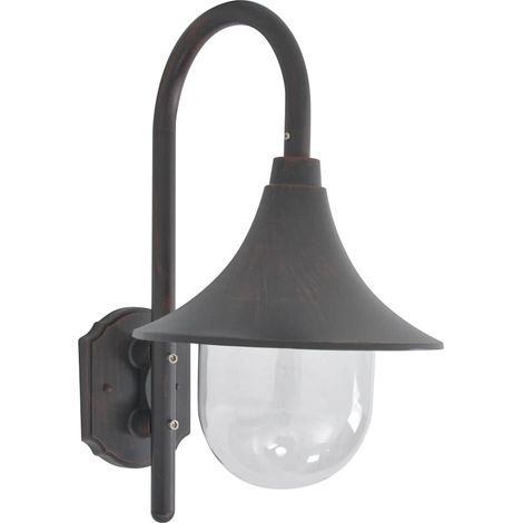 vidaXL applique vidaXL jardin E27 42 cm aluminium bronze (1/3)