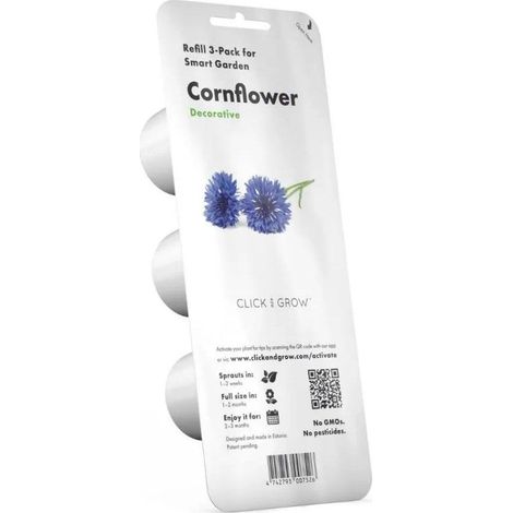Capsule di semi click-and-grow cornflower fiori commestibili biodegradabili