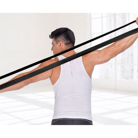 Lot de 3 ceintures de tension pour le fitness, en TPE, offrant une bonne élasticité et une grande allongement, idéales pour le renforcement des biceps. (1/5)