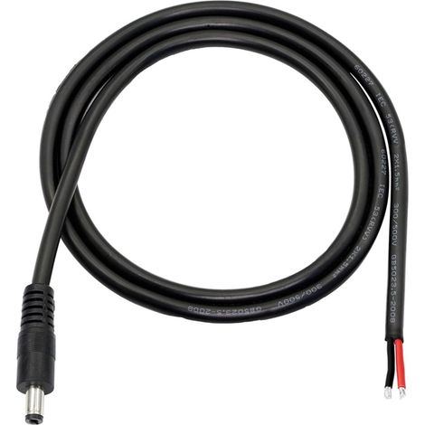 DC-Pigtails-Kabel 0,5 Quadratmeter 1 Meter für CCTV-Überwachungskamera, DVR, LED-Streifenlicht usw. (1/5)