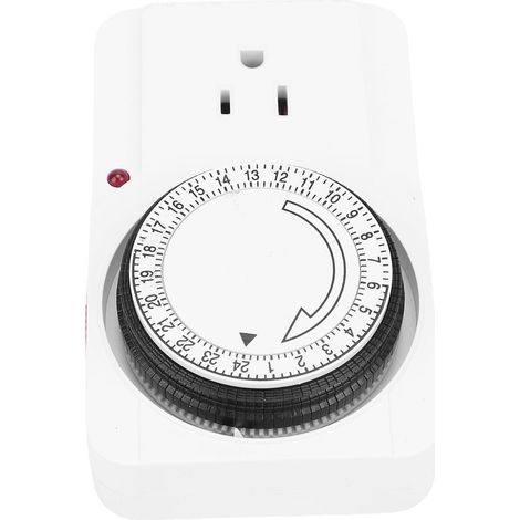 Minuterie mécanique ZJchao 125 V, sortie 24 heures avec (1/5)